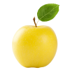 Apfel, gelb