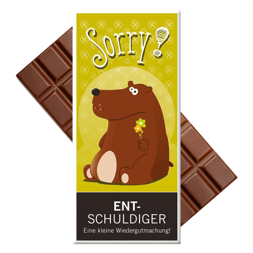 Schokolade "Sorry" Entschuldiger (100g)