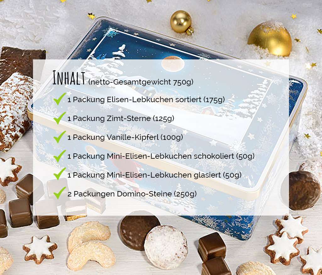 Lebuchen-Dose Winterzeit | Hansen Obst